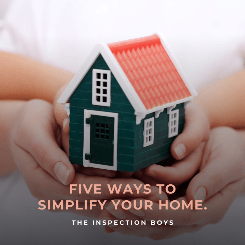 Five ways to simplify your home