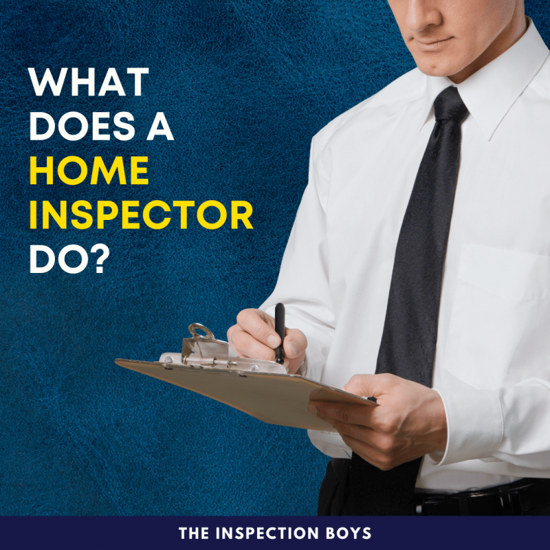 What does a home inspector do?